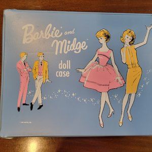 Vintage 1960's Barbie and Midge Doll Case